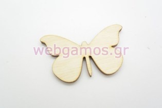 Ξύλινο Διακοσμητικό πεταλούδα (50068)