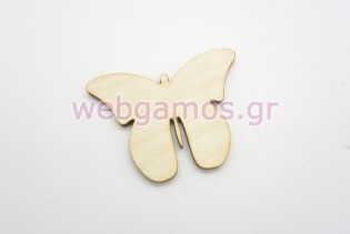 Ξύλινο Διακοσμητικό πεταλούδα (50066)