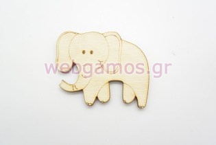 Ξύλινο Διακοσμητικό ελεφαντάκι (500159)