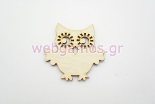 Ξύλινο Διακοσμητικό κουκουβάγια (500142)