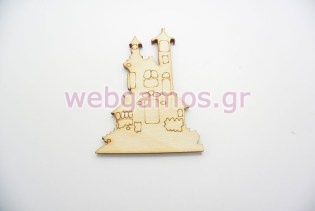  Ξύλινο Διακοσμητικό κάστρο (500120)