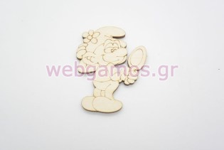 Ξύλινο Διακοσμητικό μελένιος (011500271)