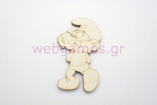 Ξύλινο Διακοσμητικό παπαστρούμφ (011600263)