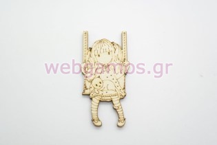 Ξύλινο Διακοσμητικό santoro gorjuss (011600290)