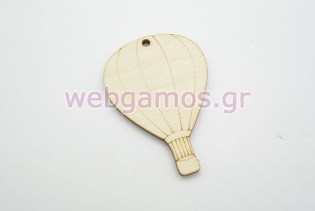 Ξύλινο Διακοσμητικό Αερόστατο (500435)