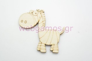 Ξύλινο Διακοσμητικό Ζέβρα (500421)