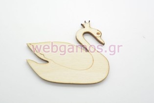 Ξύλινο Διακοσμητικό Κύκνος (500399)