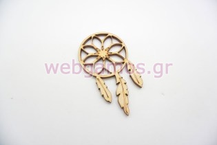 Ξύλινο Διακοσμητικό Ονειροπαγίδα (500429)