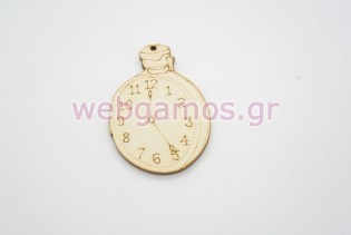 Ξύλινο Διακοσμητικό Ρολόι (500374)