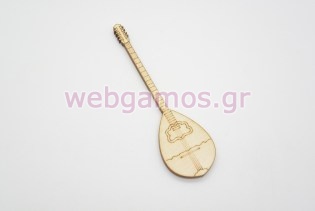 Ξύλινο Διακοσμητικό μπουζούκι (600318)