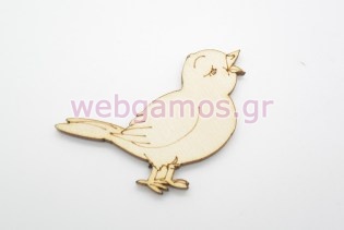 Ξύλινο Διακοσμητικό πουλάκι (600313)