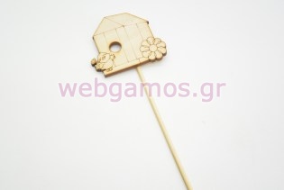 Ξύλινο Στικ πουλάκι (10501038)