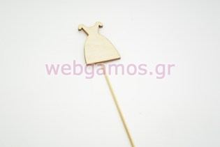 Ξύλινο Στικ φορεματάκι (10501062)