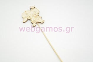 Ξύλινο Στικ σταλίτσα και bam bam (10501069)