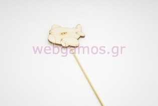 Ξύλινο Στικ αεροπλανάκι (10501033)