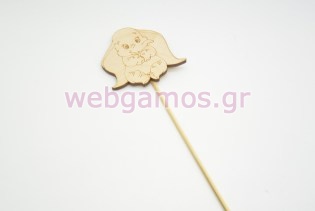 Ξύλινο Στικ ελεφαντάκι (10501030)