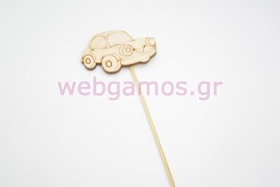 Ξύλινο Στικ αυτοκινητάκι (10501047)