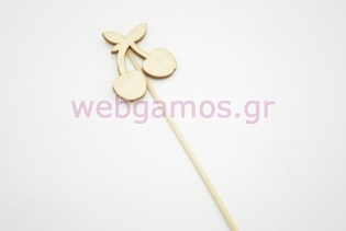 Ξύλινο Στικ κερασάκια (10501049)