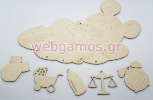 Αναμνηστικό Γέννησης για νεογέννητο mickey (15501162)