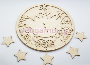 Αναμνηστικό Γέννησης για νεογέννητο αγοράκι με αστεράκια (15501175)