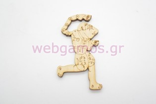 Ξύλινο διακοσμητικό καραγκιόζης (5123221)