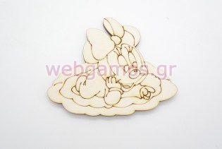 Ξύλινο Διακοσμητικό minnie (5123803)