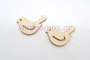 Ξύλινο Διακοσμητικό πουλάκι (600327)