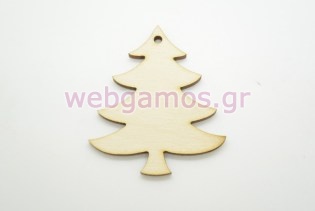Ξύλινο Διακοσμητικό έλατο (6002)