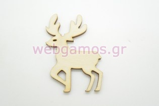 Ξύλινος Διακοσμητικός τάρανδος (6006)