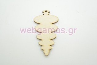 Ξύλινο Διακοσμητικό στολίδι (60037)