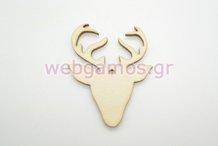 Ξύλινο Διακοσμητικό τάρανδος (60038)