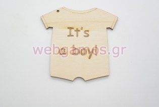 Ξύλινο Διακοσμητικό φορμάκι its a boy (600333)