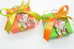 Μπομπονιέρα σταλίτσα και bamm bamm (076100)