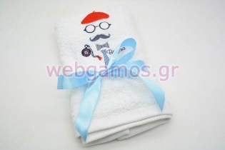 Μπομπονιέρα Πετσέτα μικρός κύριος (tow3065)