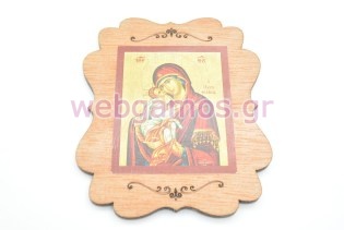Ξύλινη εικόνα μαγνητάκι με επιλογή αγίου (ΑΡ79)