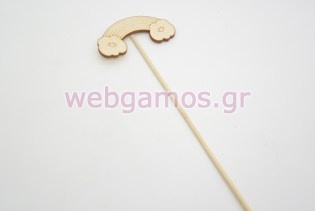 Ξύλινο Στικ ουράνιο τόξο (10501011)