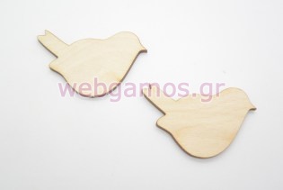 Ξύλινο Διακοσμητικό πουλάκι (500250)