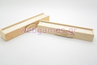 Ξύλινη Κασετίνα με χάρακα και το όνομα του παιδιού και του σχολείου (5123745)