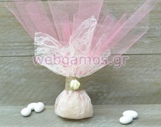 Μπομπονιέρα Γάμου δαντέλα (2016105)