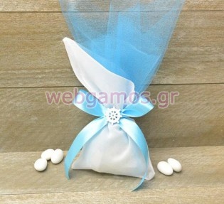 Μπομπονιέρα Γάμου πουγκί (2016115)