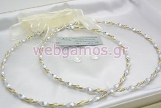 Στέφανα Γάμου επάργυρα (7211)