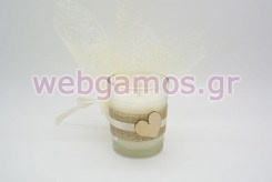 Μπομπονιέρα Γάμου κερί (2016124)