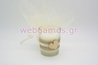 Μπομπονιέρα Γάμου κερί (2016124)