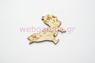 Ξύλινο Διακοσμητικό μικρός Νικόλας (500227)