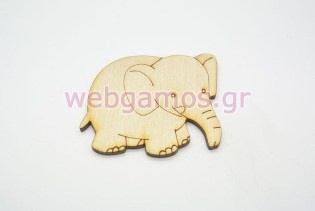 Ξύλινο Διακοσμητικό ελεφαντάκι (500146)