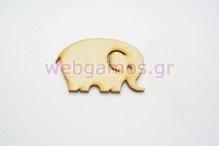 Ξύλινο Διακοσμητικό ελεφαντάκι (50078)