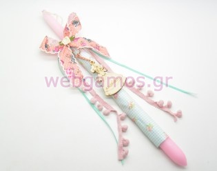 Πασχαλινή λαμπάδα μπρελόκ πριγκίπισσα (23315672)