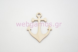 Ξύλινο Διακοσμητικό Άγκυρα (500448)