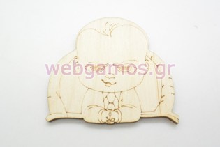 Ξύλινο Διακοσμητικό baby boss (5123885)