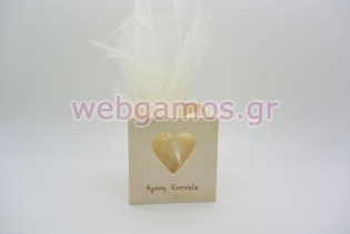 Μπομπονιέρα Γάμου ξύλινο κουτί (853442)